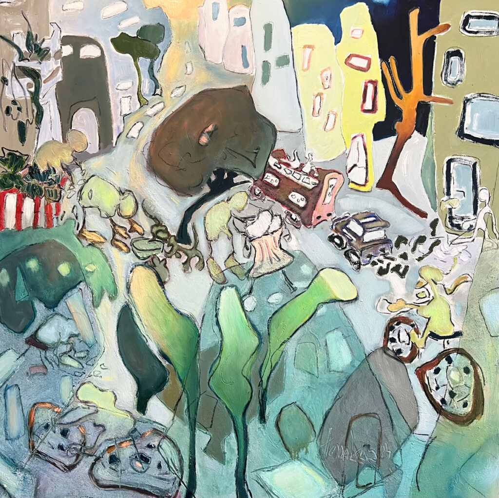100 x 100 cm oil on canvas | 2024