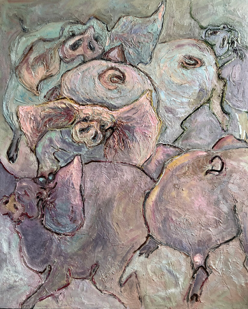 130 x 110 cm oil on wood fiber | 2022
