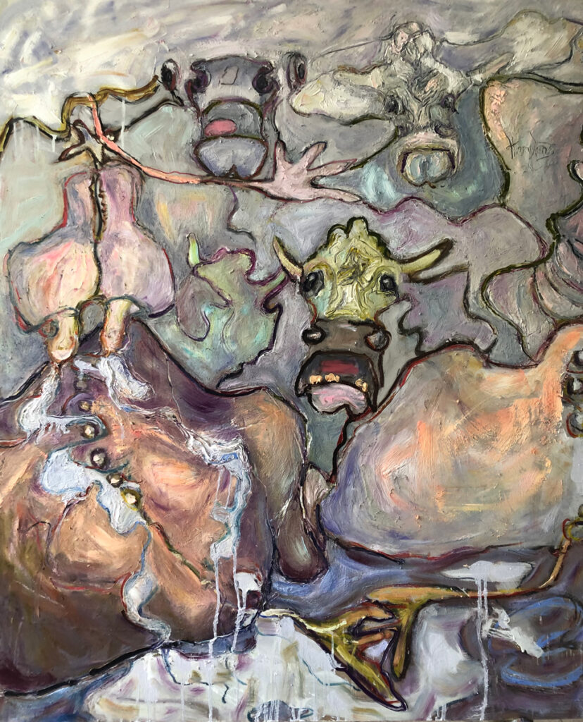 130 x 110 cm oil on wood fiber | 2022