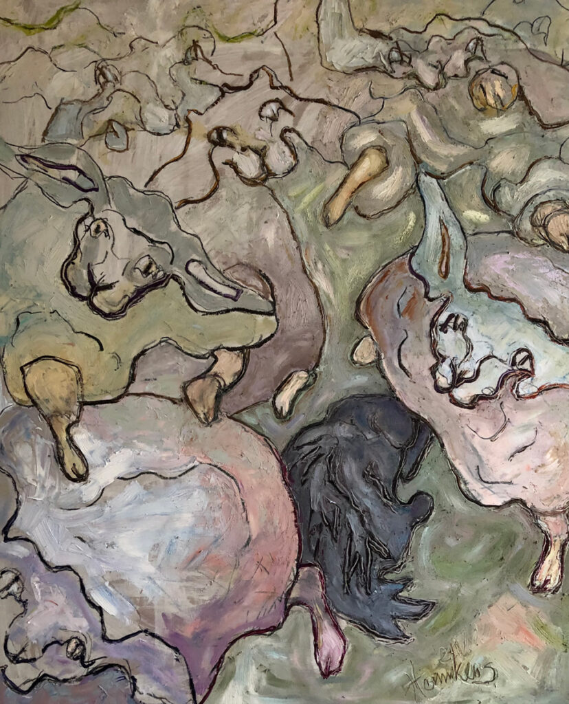130 x 110 cm oil on wood fiber | 2022