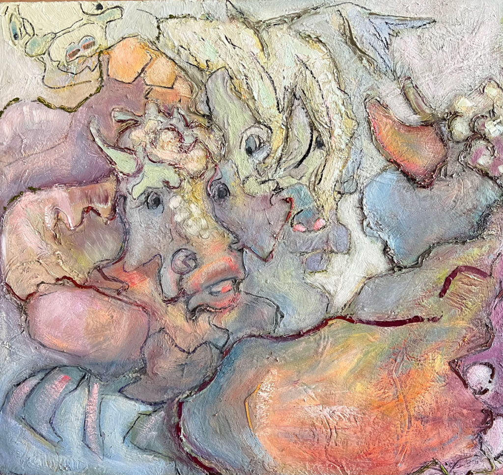 100 x 100 cm oil on wood fiber | 2022