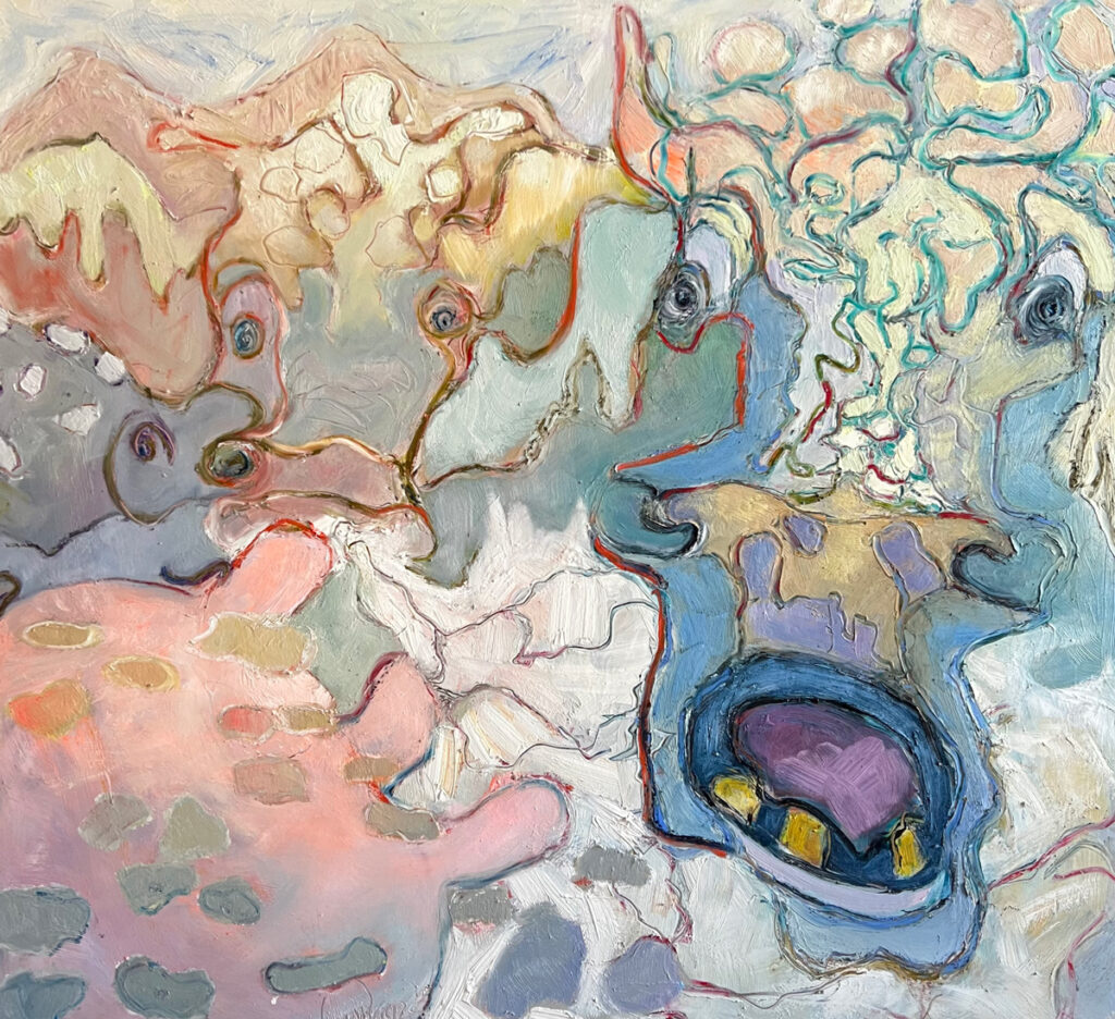 100 x 100 cm oil on wood fiber | 2022