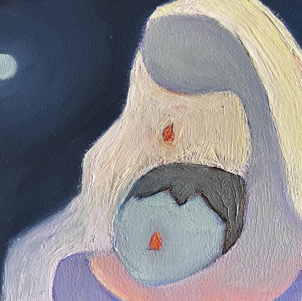 20 x 20 cm oil on wood | 2024