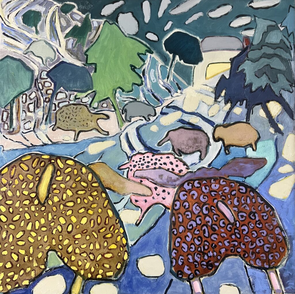 80 x 80 cm oil on canvas | 2025
