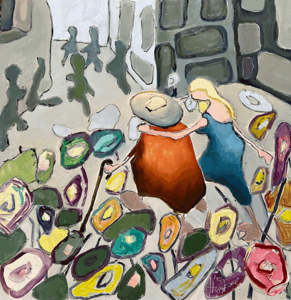 60 x 60 cm oil on wood fiber | 2025